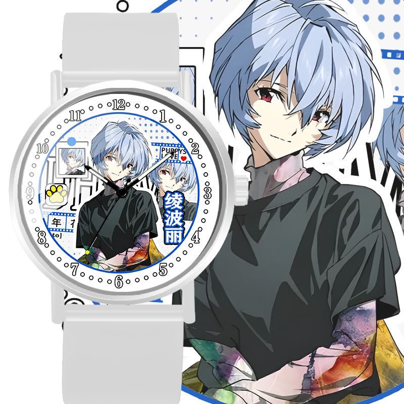 Evangelion Anime Merchandise - ساعة يد إيفا أيانامي راي بتصميم