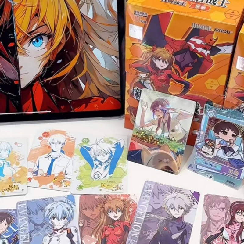 Evangelion Anime Merchandise - بطاقات تجميعية أصلية جديدة من سلسلة