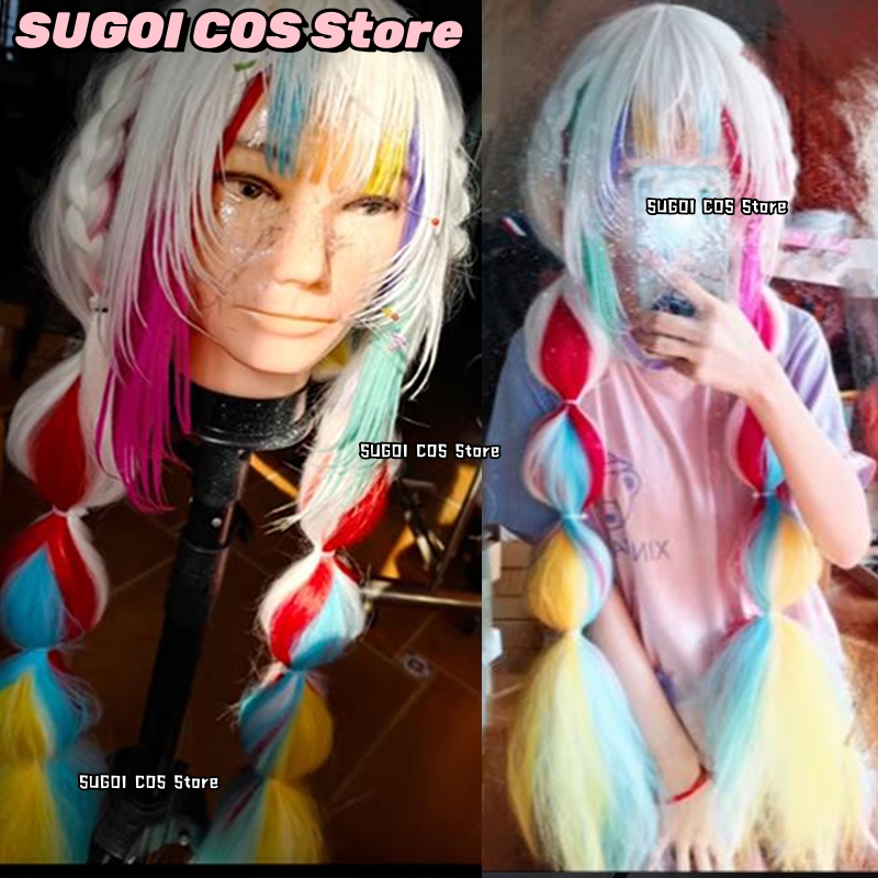 Cosplay Wig Colored - شعر مستعار aBcSCS*Noah Jogasaki للتنكر، مستوحى