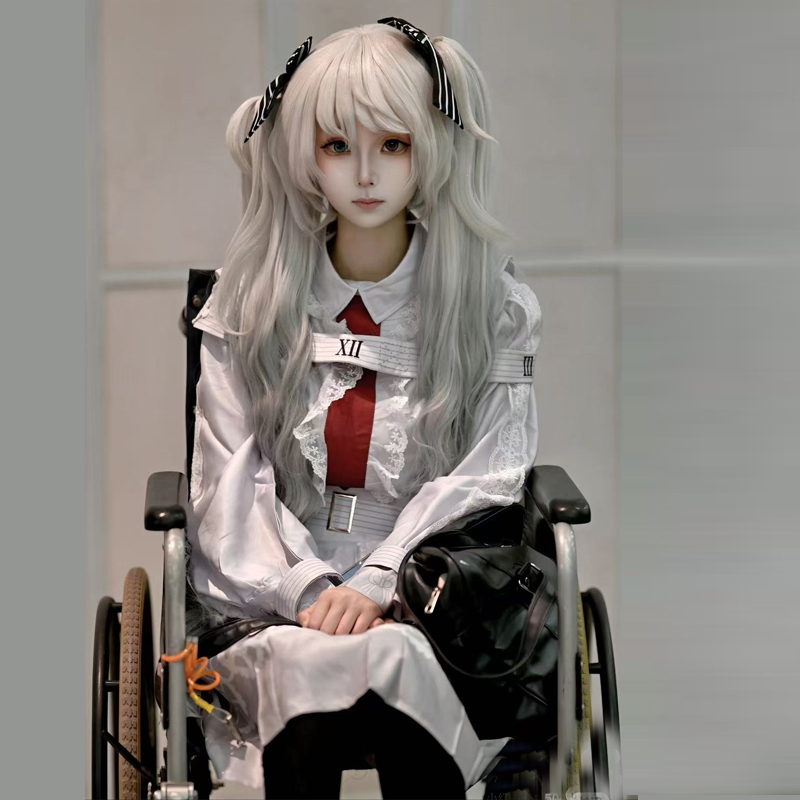 Cosplay Wig Colored - ANIMECC في المخزون XS-2XL الأبيض ميكو