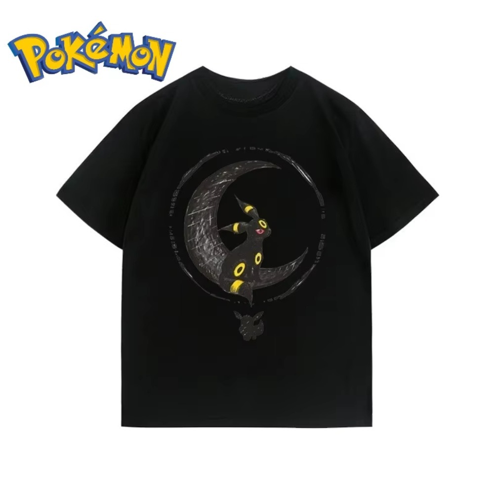 Anime Merchandise Store In Japan - صيف جديد بوكيمون الكرتون Umbreon تي
