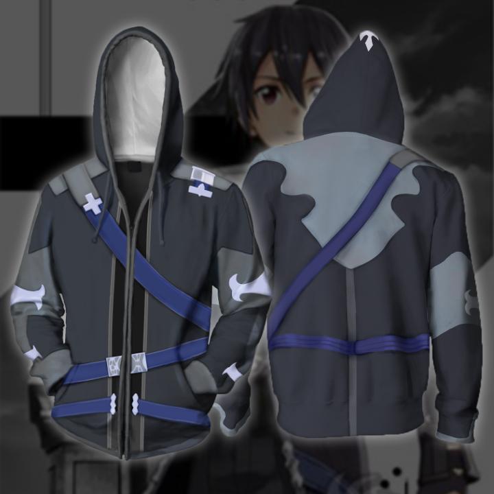 Anime Merchandise Hoodie - السيف الفن على الانترنت أنيمي CS