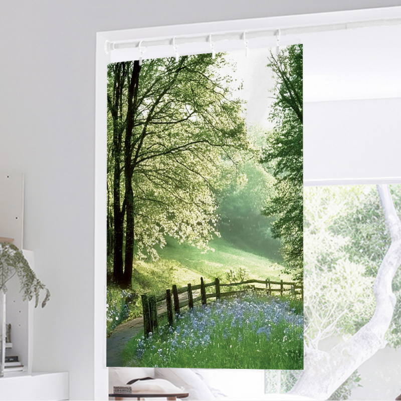 Wall Scroll Tapestry - ديكور ربيعي على الطراز البوهيمي، لوحة