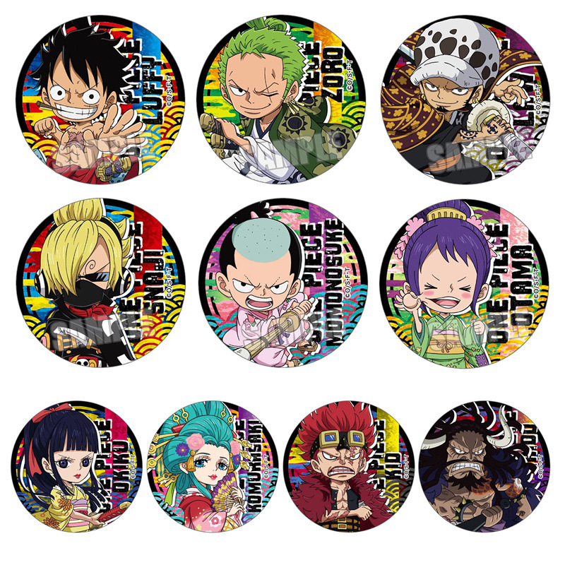 Anime Merchandise Types - قطعة واحدة Q نسخة أنيمي شارة