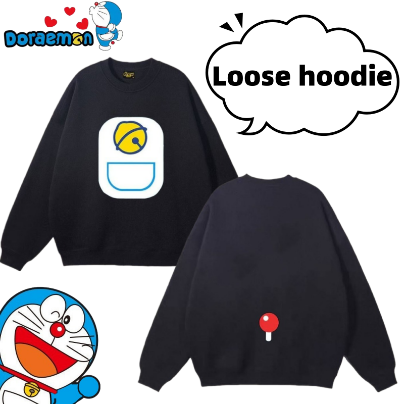 Anime Merchandise Hoodie - Doraemon طاقم الرقبة لطيف الإبداعية أنيمي