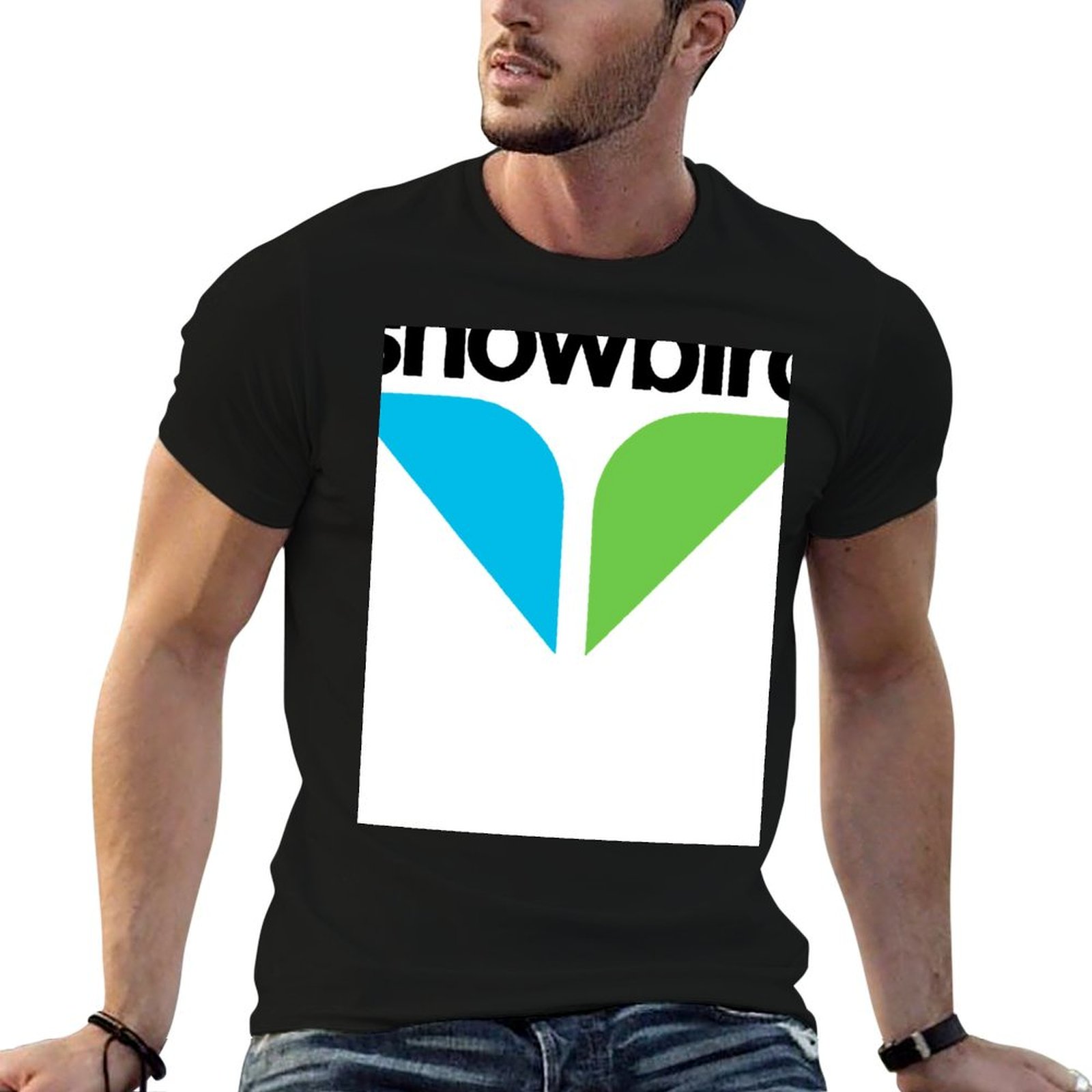 Anime Merchandise Logo - تي شيرت بشعار Snowbird، تي شيرت