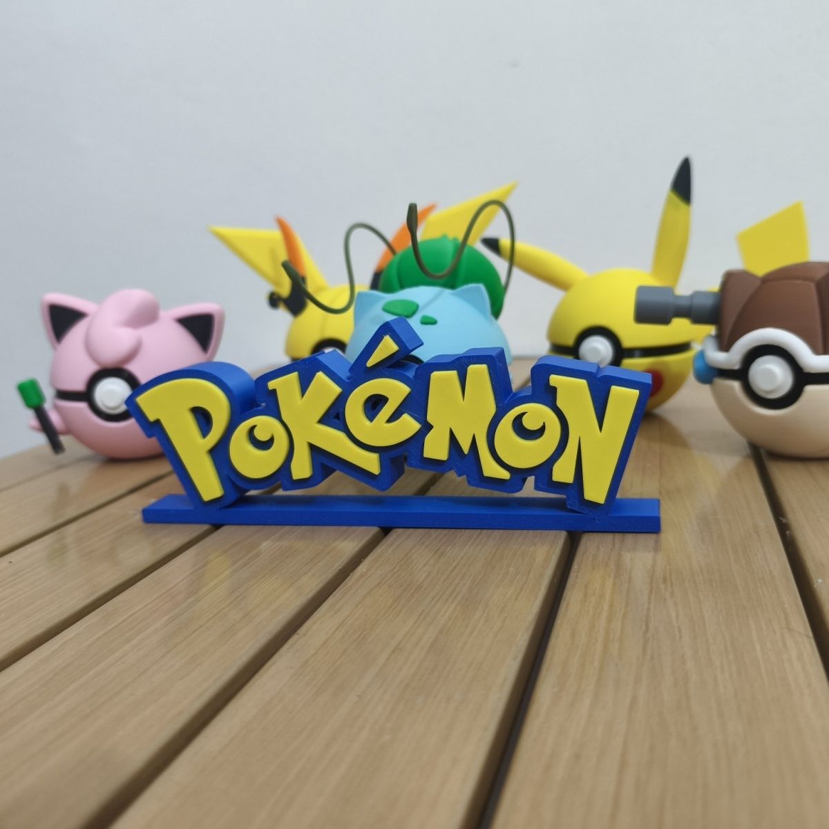 Anime Merchandise Logo - تمثال بوكيمون بشعار مميز، نموذج جديد،