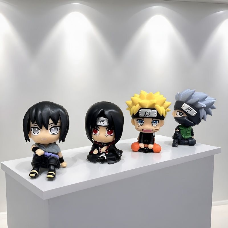 Anime Merchandise Japan - نموذج شخصية ناروتو الكرتونية اللطيفة، دمية