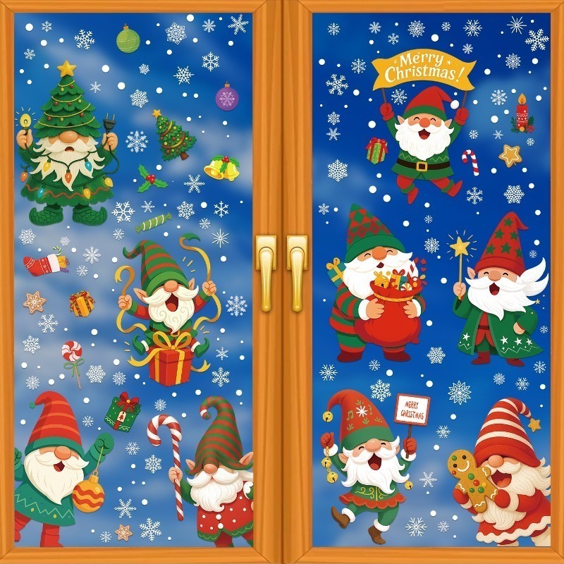 Sticker Sheet Set - 9 أوراق/مجموعة من ملصقات سانتا كلوز