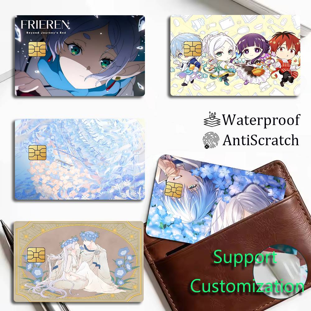 Frieren Anime Merchandise - ملصقات بطاقات الرفاهية الرسمية من أنمي