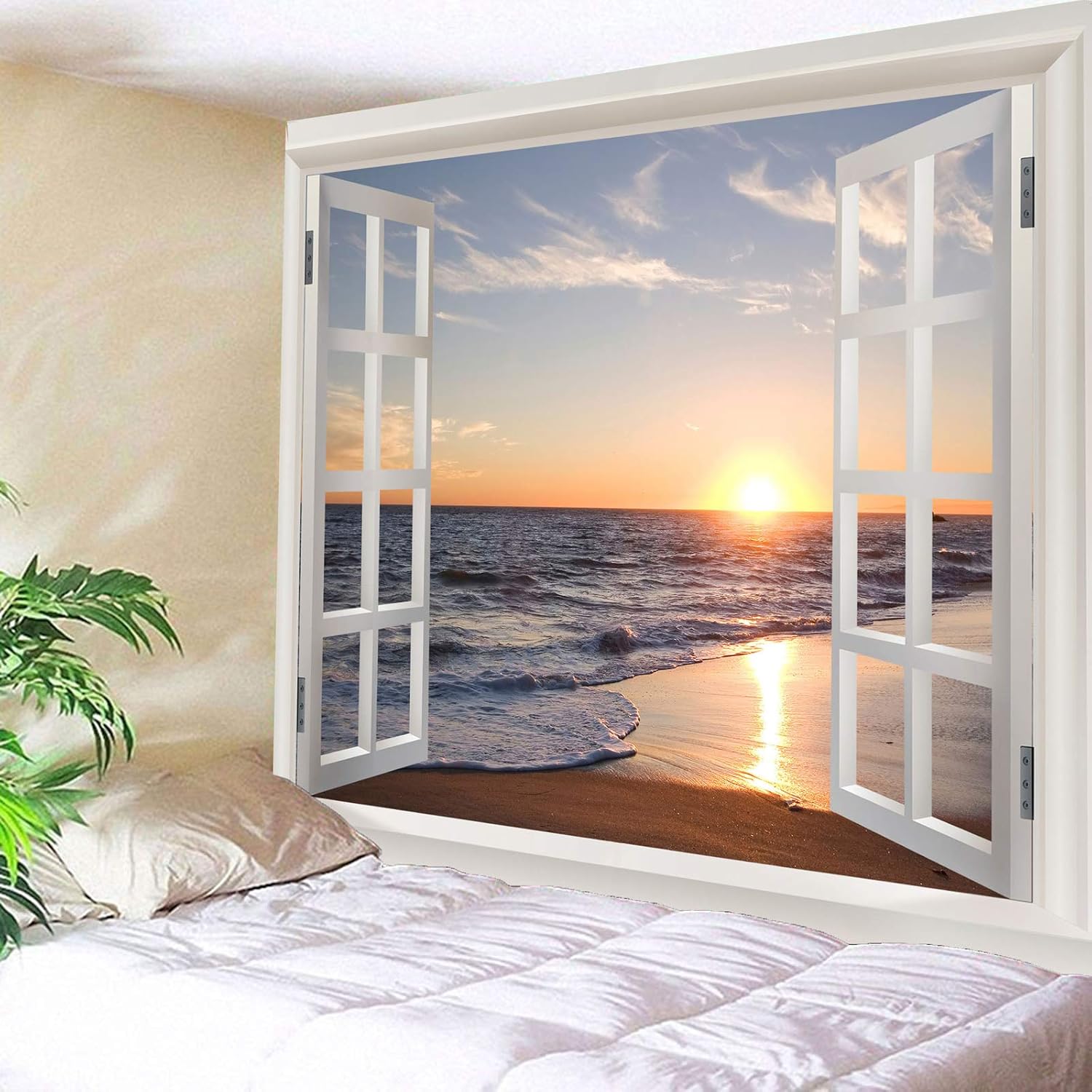 Homiest ثلاثية الأبعاد المحيط  - مراجعة Wall Scroll Tapestry وسعره