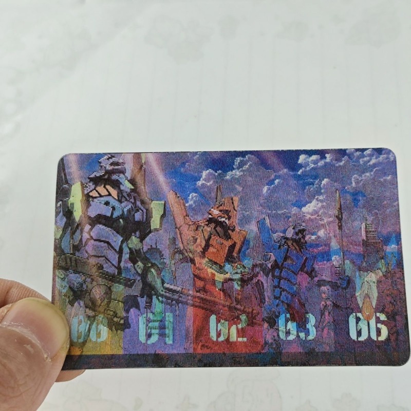 بطاقات إيفا شينجي ري أسوكا لان - مراجعة Evangelion Anime Merchandise وسعره