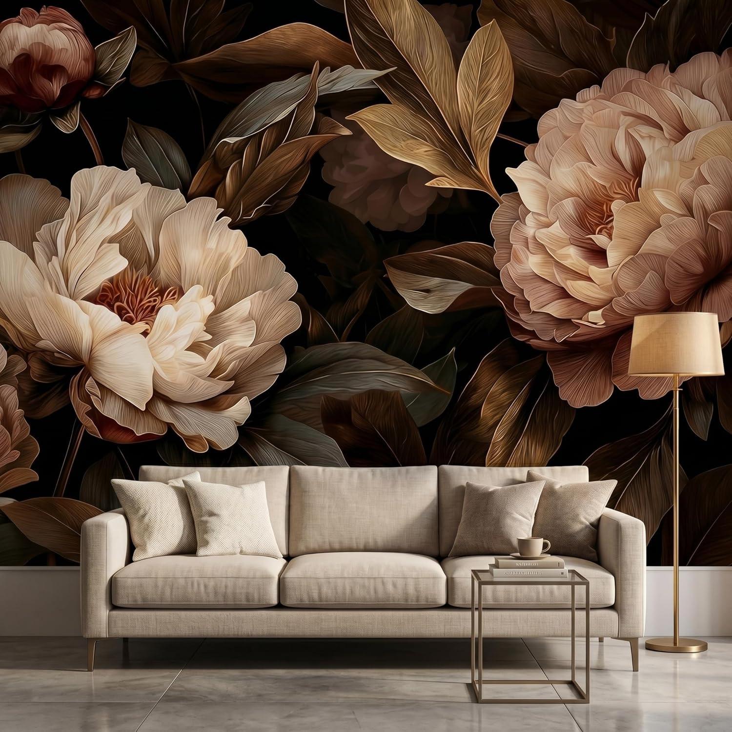 لوحة جدارية أنيقة بنقش زهور ال - مراجعة Wall Scroll Tapestry وسعره