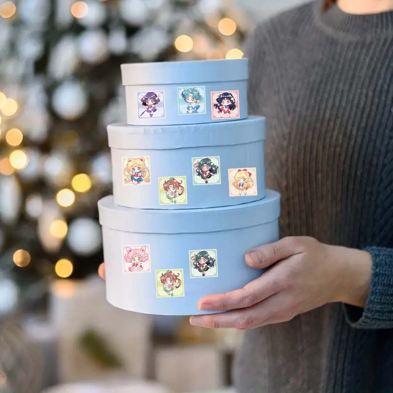500 ورقة/لفة ملصقات جديدة بتصم - مراجعة Sticker Sheet Set وسعره