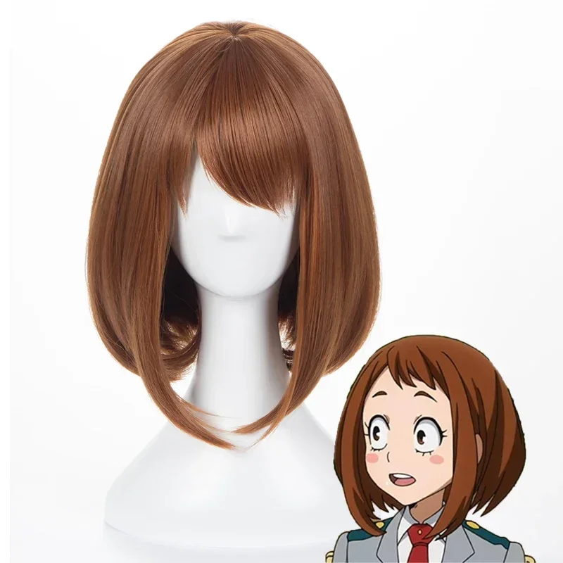 شعر مستعار قصير بني مقاوم للحر - مراجعة Top Anime Merchandise وسعره