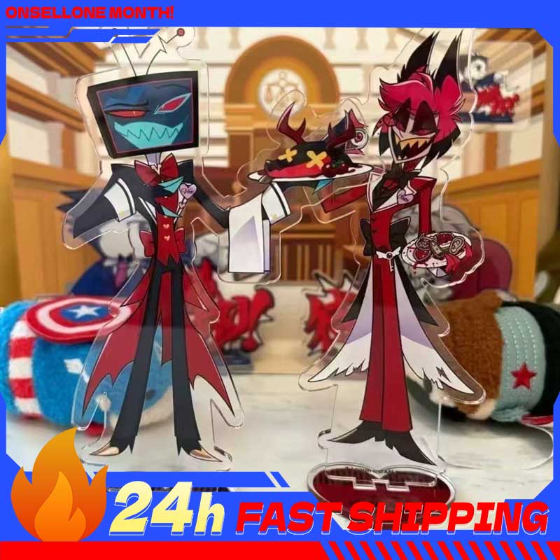 2 قطعة ملحقات أنيمي Hazbin Ala - مراجعة Anime Character Merchandise وسعره