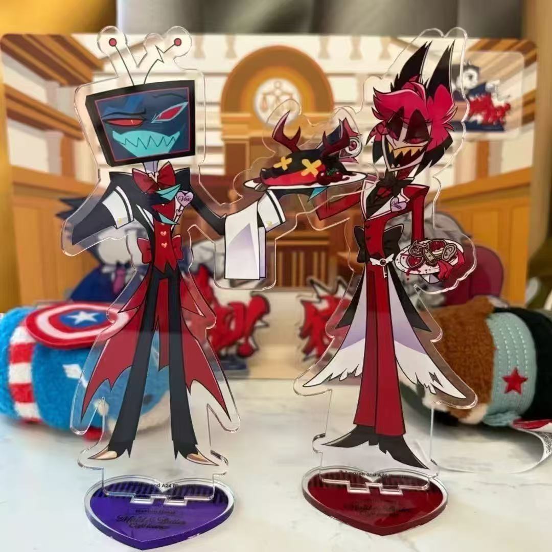 2 قطعة ملحقات أنيمي Hazbin Ala - مراجعة Anime Character Merchandise وسعره