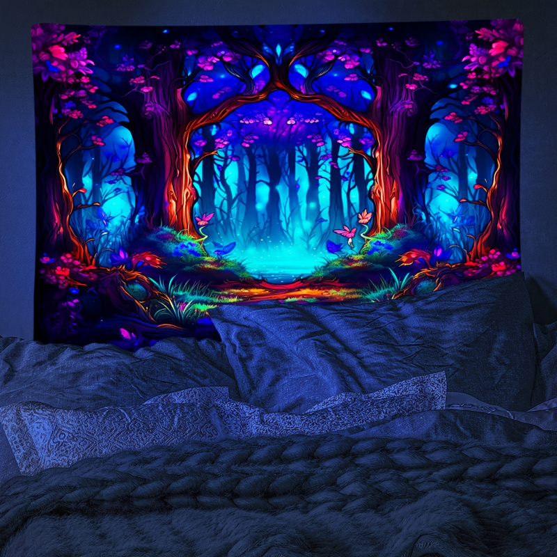 VIKAMA نسيج جداري مزين بشجرة ا - مراجعة Wall Scroll Tapestry وسعره