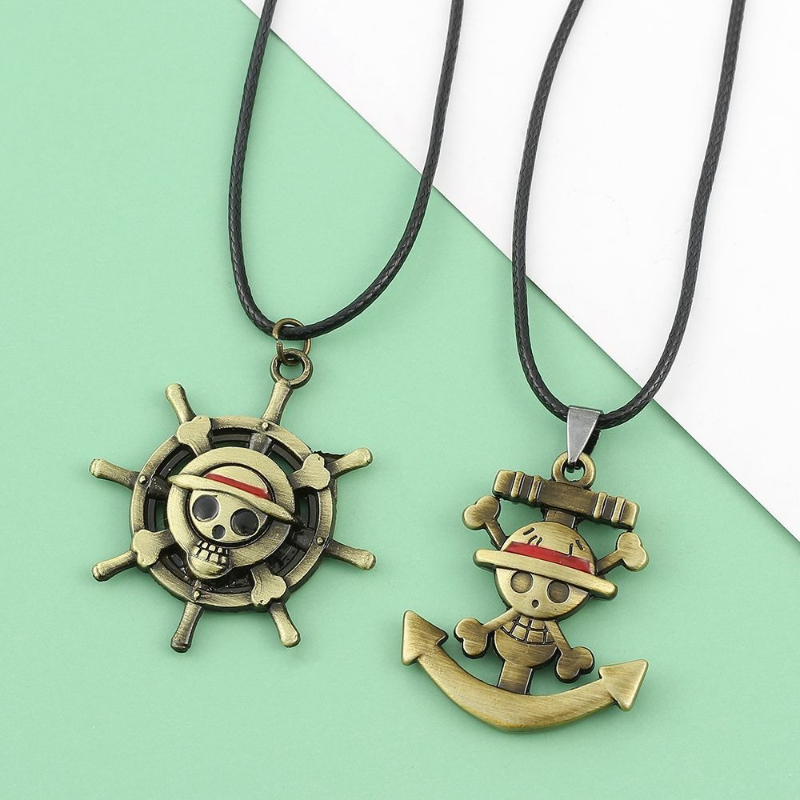 سلسلة قلادة بشعار سفينة قبعة ا - مراجعة Anime Merchandise Logo وسعره