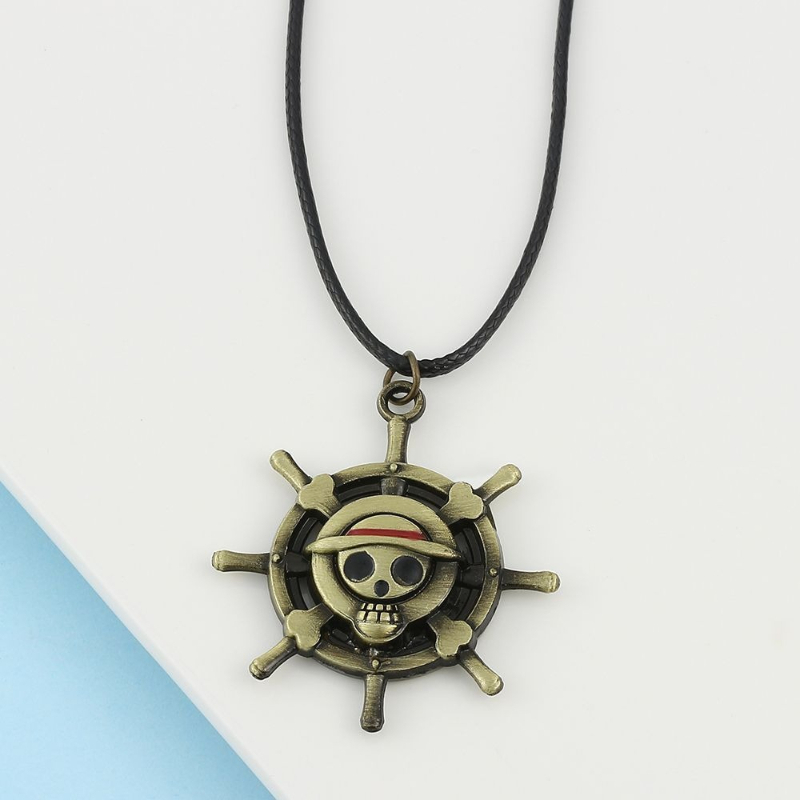 سلسلة قلادة بشعار سفينة قبعة ا - مراجعة Anime Merchandise Logo وسعره
