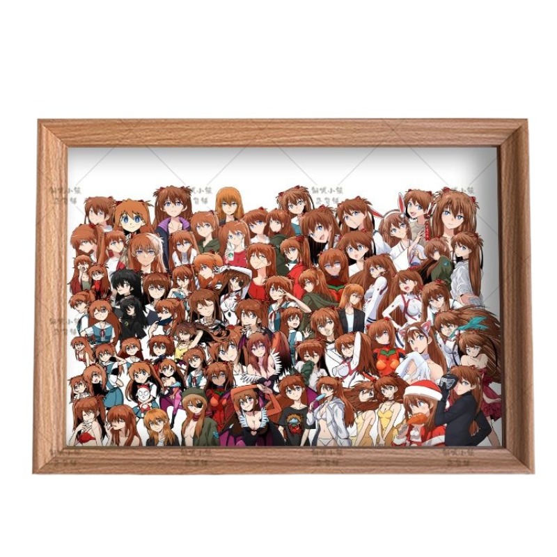 إطار صور كرتوني لطيف لشخصية أس - مراجعة Evangelion Anime Merchandise وسعره