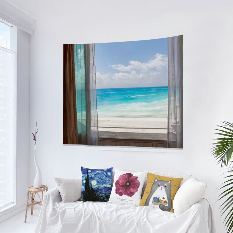 ديكور ربيعي على الطراز البوهيم - مراجعة Wall Scroll Tapestry وسعره