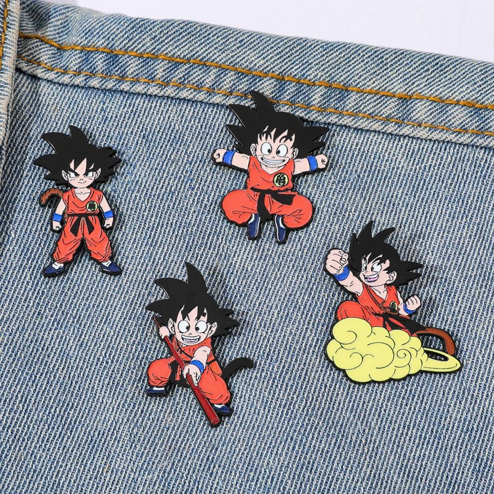 دبوس معدني لطيف لشخصية سون غوك - مراجعة Anime Merchandise Japan وسعره