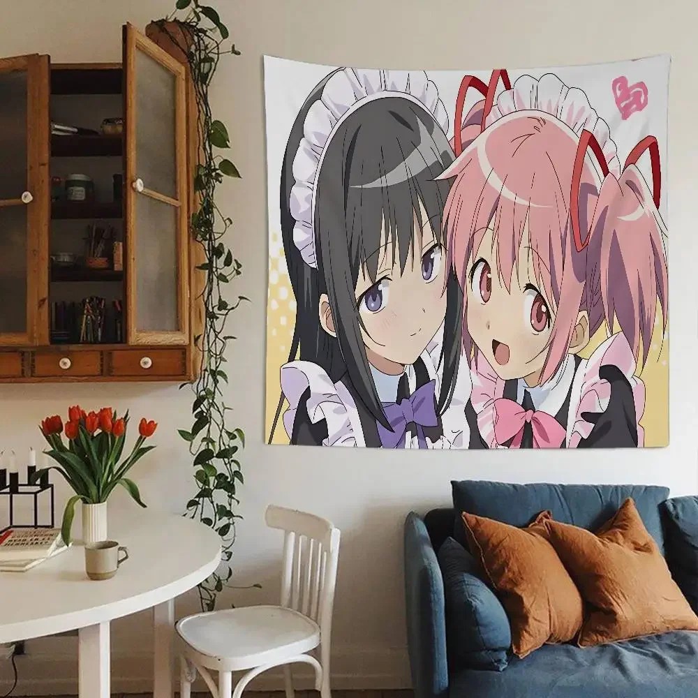 VIKAMA Madoka Magica Kaname Ho - مراجعة Wall Scroll Tapestry وسعره