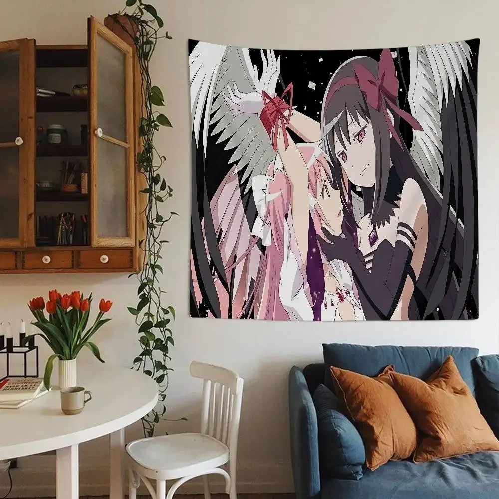 VIKAMA Madoka Magica Kaname Ho - مراجعة Wall Scroll Tapestry وسعره
