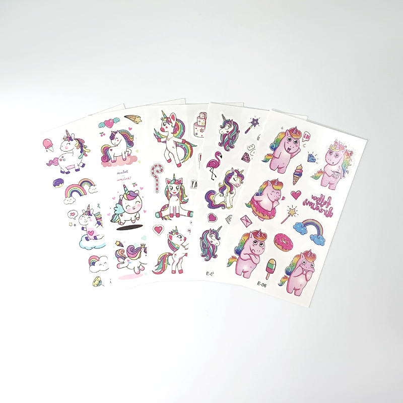10 أوراق/مجموعة ملصقات وشم مؤق - مراجعة Sticker Sheet Set وسعره