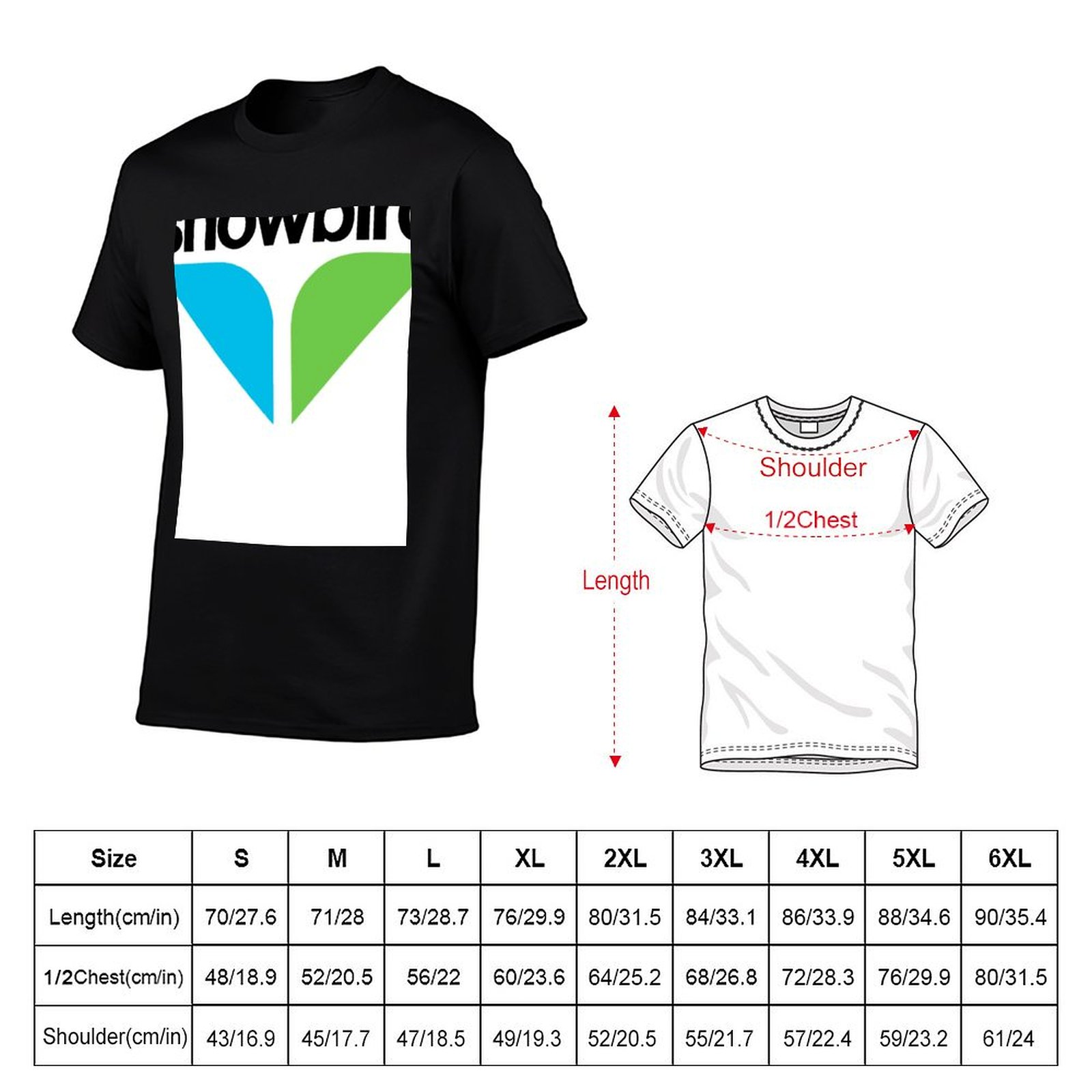 تي شيرت بشعار Snowbird، تي شير - مراجعة Anime Merchandise Logo وسعره