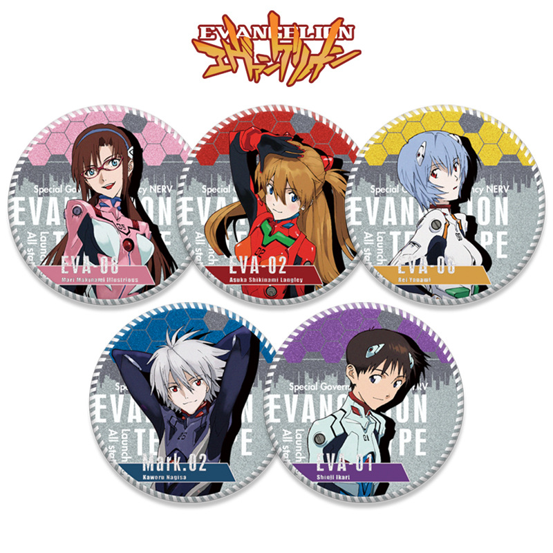 شارة مزدوجة الوميض من سلسلة إي - مراجعة Evangelion Anime Merchandise وسعره