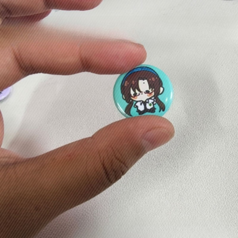 5 قطع دبابيس شارات أزرار صغيرة - مراجعة Evangelion Anime Merchandise وسعره