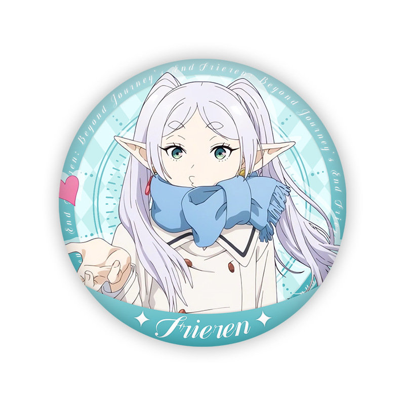 شارة أنمي فريرين بيوند جورنيز  - مراجعة Frieren Anime Merchandise وسعره