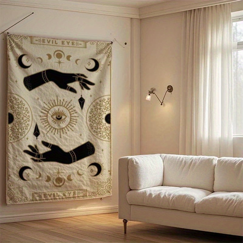 نسيج التارو عين الشر - معلق عل - مراجعة Wall Scroll Tapestry وسعره