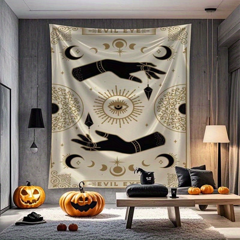نسيج التارو عين الشر - معلق عل - مراجعة Wall Scroll Tapestry وسعره