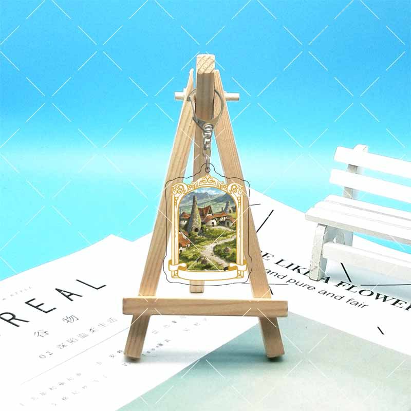 سلسلة مفاتيح أكريليك بتصميم قب - مراجعة Anime Merchandise In Japan وسعره