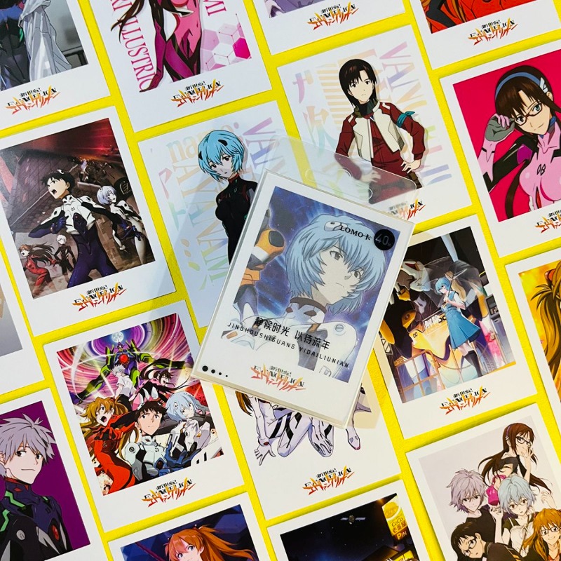 بطاقات لومو من أنمي نيون جينيس - مراجعة Evangelion Anime Merchandise وسعره