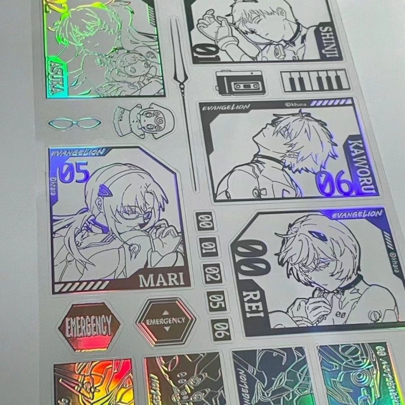 إيفا الليزر ملصق شينجي ري اسوك - مراجعة Evangelion Anime Merchandise وسعره
