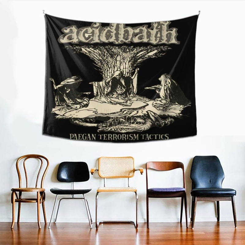 1 فرقة موسيقى حمام حمضية، نسيج - مراجعة Wall Scroll Tapestry وسعره