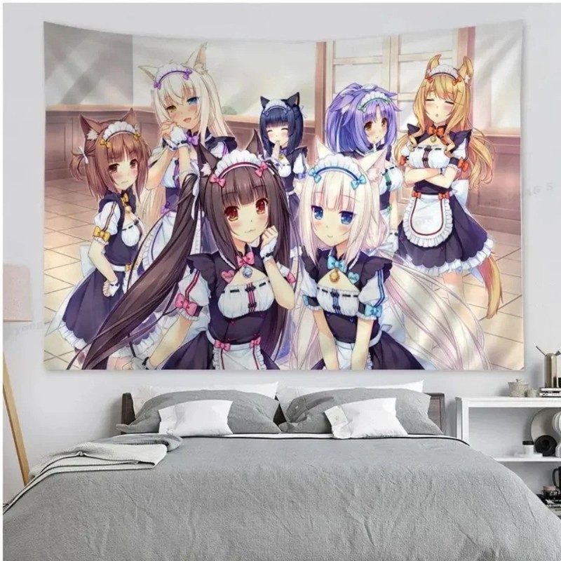 VIKAMA نسيج جداري بتصميم فتاة  - مراجعة Wall Scroll Tapestry وسعره