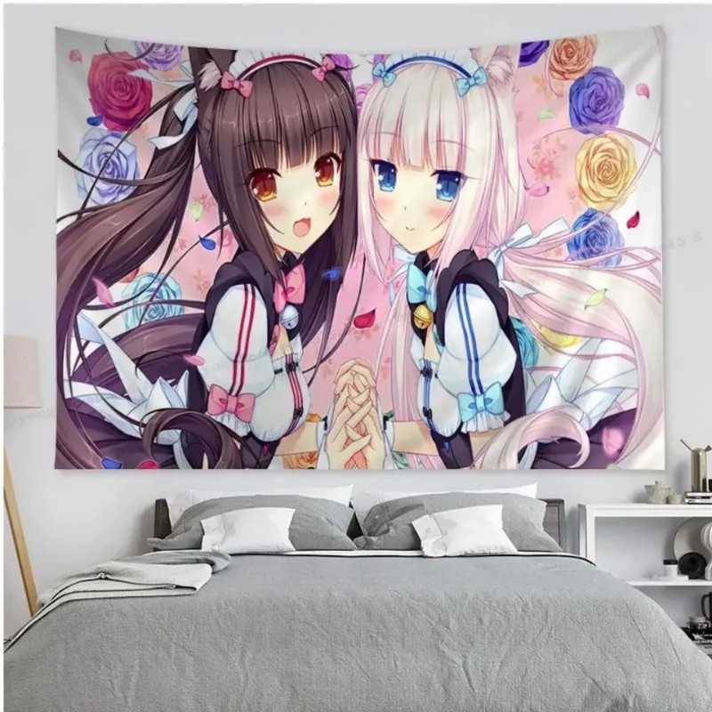 VIKAMA نسيج جداري بتصميم فتاة  - مراجعة Wall Scroll Tapestry وسعره