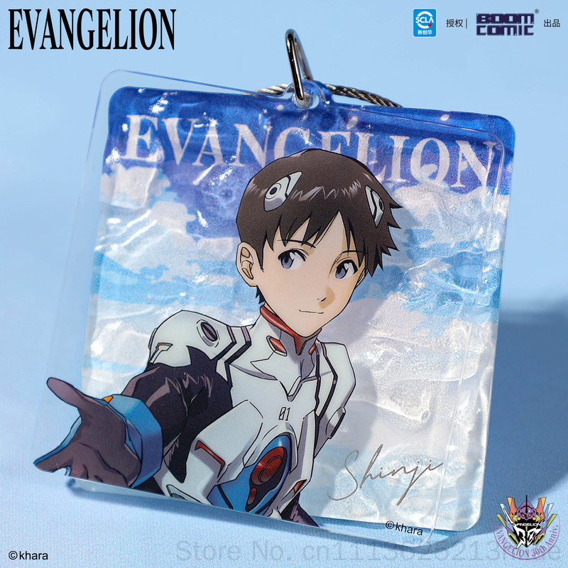 سلسلة مفاتيح أكريليك رسمية مرخ - مراجعة Evangelion Anime Merchandise وسعره